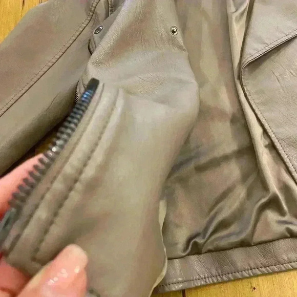 Anthropologie Womens Vegan leather jacket size L-XL NEW without tags BLANKNYC - Picture 5 of 13